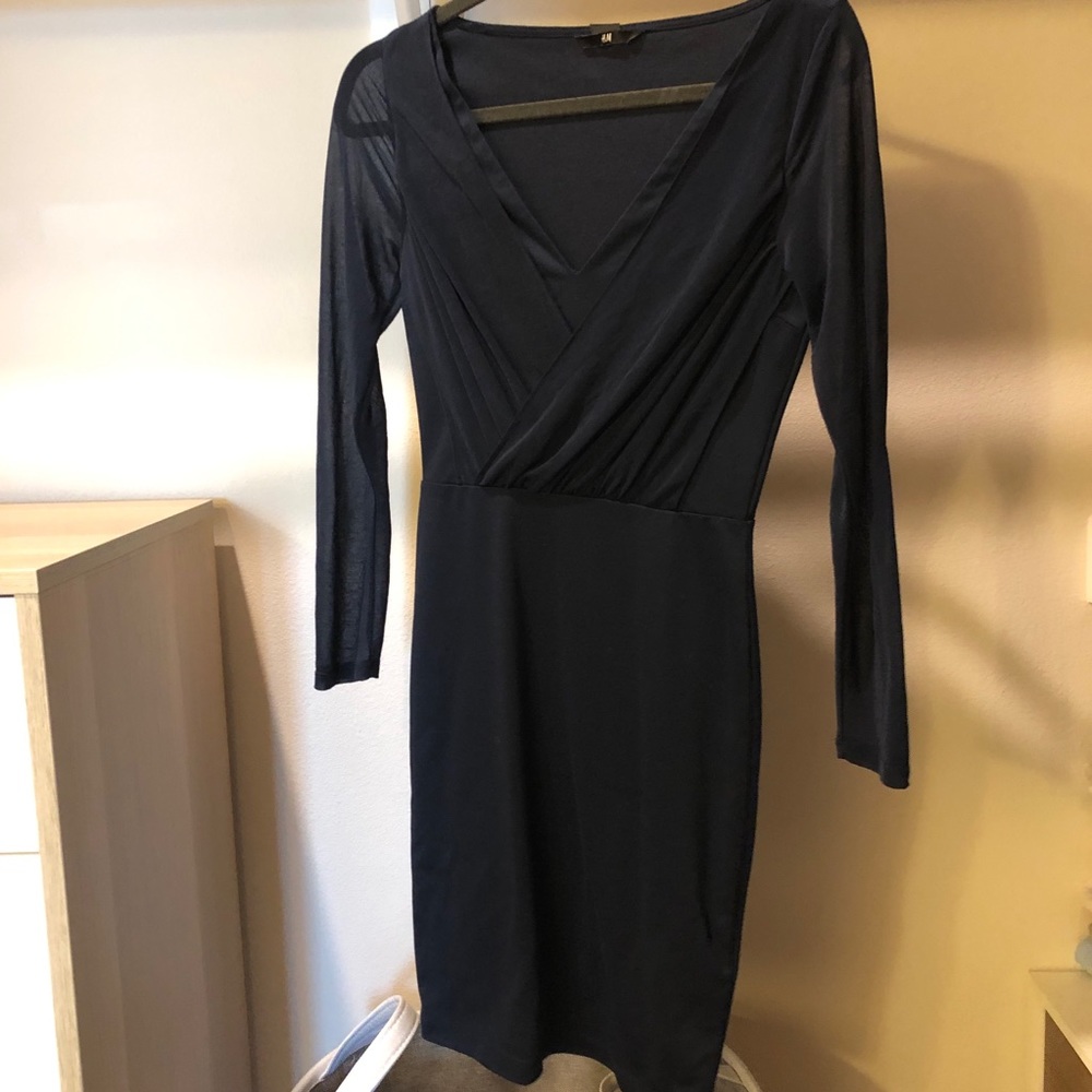H&M Navy Blue Dress